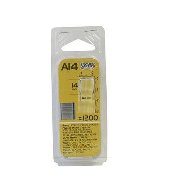 Agrafes A14 14 mm par 1200 FISCHER DAREX