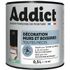 Peinture décoration Murs et Boiseries SATIN 0.5 L noir - ADDICT