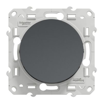 Interrupteur ou va-et-vient 10 A anthracite Odace SCHNEIDER ELECTRIC