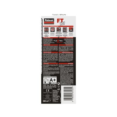 Mastic pro FT101 joint-fissure-colle tuile 280 ml RUBSON