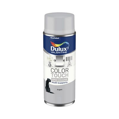 Aérosol de peinture Color Touch chrome argent 400 ml - DULUX VALENTINE