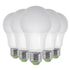 Lot de 5 ampoules LED standard E27 9W = 810 lumens blanc chaud - FOXLIGHT