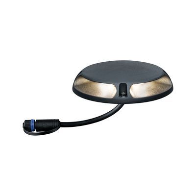 Spot LED extérieur 16 cm blanc chaud IP67 2x3W 2x330 lumens 24V - Plug & Shine PAULMANN