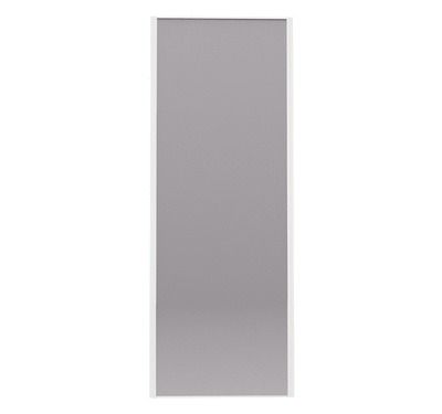 Porte de placard Miroir Profil blanc H 248,5 x L 62,2 cm YNGENIO