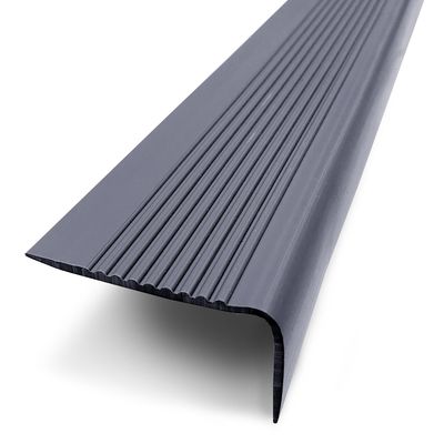 Nez de marche à coller PVC gris ép. 44 mm long. 170 cm GERFLOR