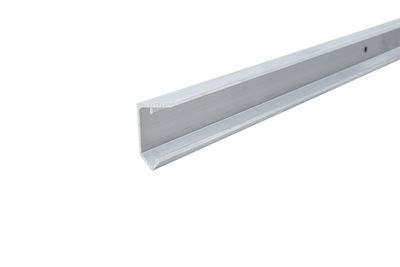 Rail de placard Ella 1 aluminium anodisé à une seule voie pour un vantail L.194 cm CIME