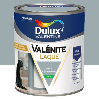 Peinture Boiseries Laque Acrylique Valénite  Gris De Brume Satin 2 L - DULUX VALENTINE