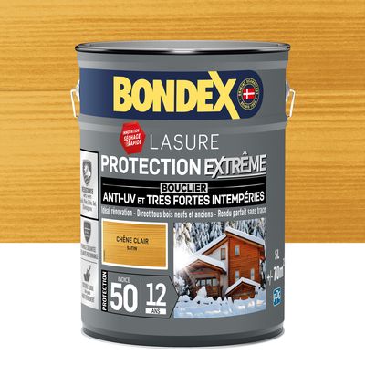 Lasure PRO Extérieure 12 ans CHENE CLAIR 5L BONDEX