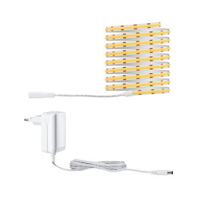 Ruban LED COB 3m prêt à l'emploi blanc chaud 11W 12V SIMPLED PAULMANN