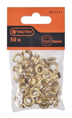 Oeillets diamètre 6 mm par 50 TACTIX