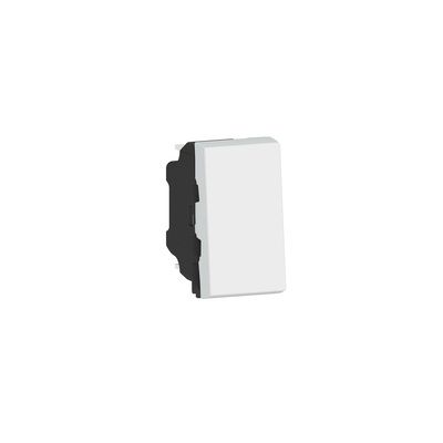 Interrupteur poussoir 1 module  Easy-led finition blanche Mosaic LEGRAND