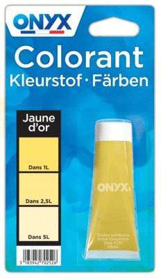 Colorant universel pour peinture jaune d'or 25 ml ONYX