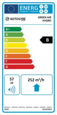 VMC simple flux green Air Hygro A et B  AUTOGYRE