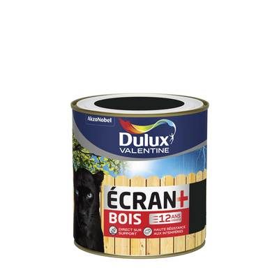 Peinture bois écran+ noir RAL 9005 satin 500 ml - DULUX VALENTINE