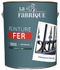 Peinture spéciale fer gris argent brillant 2,5 l LA FABRIQUE