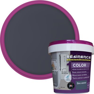 Résine colorée de rénovation gris ardoise 250 ml - RESINENCE