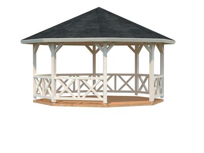 Kiosque bois Bois Naturel  Betty 18m2 PALMAKO