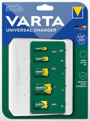 Chargeur de piles universel sans accumulateur VARTA