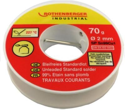 Bobine d'étain travaux courant 2 mm 70 g