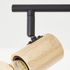 Réglette orientable noir bambou E27 6x40W KERRY BRILLIANT