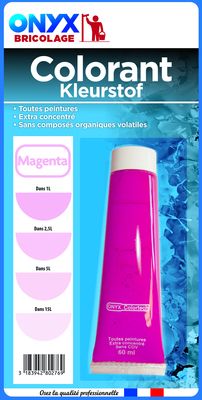 Colorant universel pour peinture magenta 60 ml ONYX