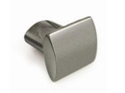 Bouton de meuble carré nickel satiné 20 mm x 20 mm REI