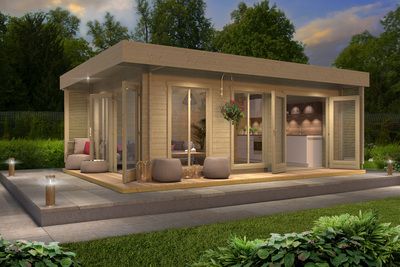 Abri de jardin bois DOMINICA 40 mm - 20,91 m²