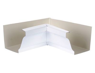 Angle intérieur aluminium blanc dév.33 mm pour gouttière SCOVER PLUS