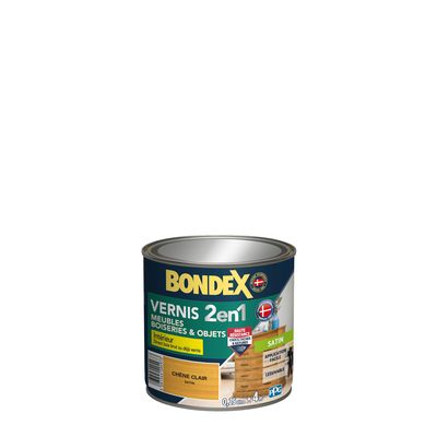 Bondex - Vernis Bois - Satin - 0,25L  - Chêne Clair