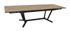 Table de jardin Vita avec rallonge L180 à L280 x 100 cm LENK imitation bois PROLOISIRS