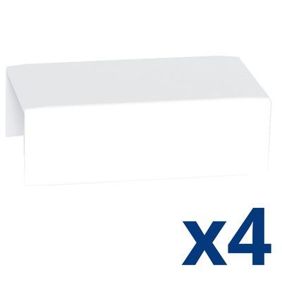 4 jonctions pour moulure blanc 10x30 - DEDRA