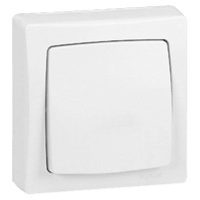 Bouton poussoir en saillie blanc - ASL LEGRAND