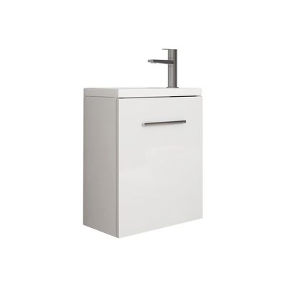 Meuble lave-mains blanc H 50 cm Lena