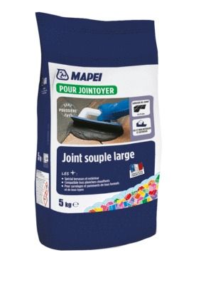 Joint de carrelage souple large blanc 5 kg MAPEI