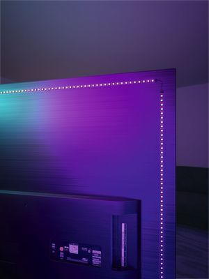 Ruban LED pour télévision 2,4m multicolore USB avec télécommande 4W 5V PAULMANN