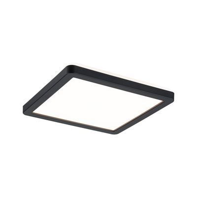 Plafonnier LED carré noir 190mm 3000k 11,2W ATRIA SHINE PAULMANN