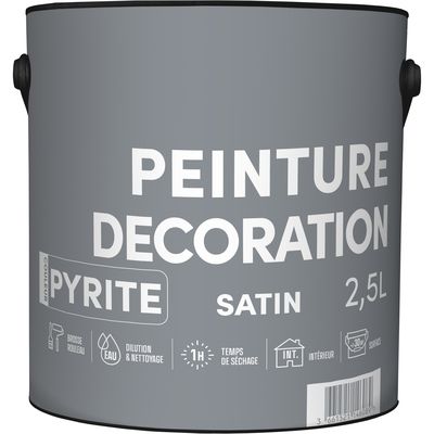 TDP PEINTURE DECORATION INTERIEUR PYRITE SATIN 2.5 L