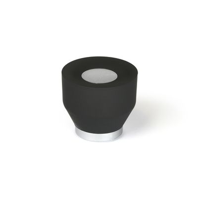 Butée de porte adhésive noir hauteur 36 mm REI