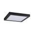 Plafonnier carré Abia LED intégrée noir mat 30 x 30 cm 3200 lumens PAULMANN