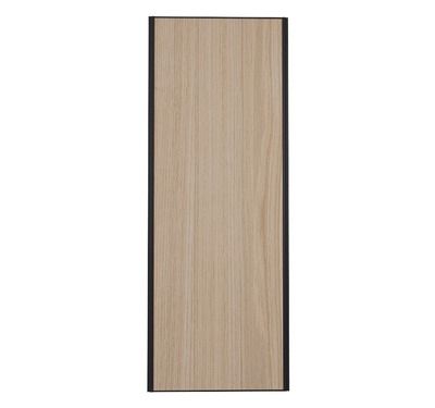 Porte de placard Chêne Naturel Profil noir H 248,5 x L 92,2 cm YNGENIO