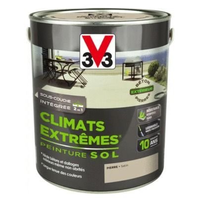 PEINTURE SOL TRAFIC EXTREME SATIN PIERRE 500ML