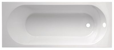 Baignoire Easy bath acrylique blanche L 1600 x P 700 mm BALNEO