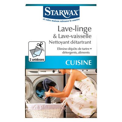 Détartrant lave linge 2 x 75 g - STARWAX