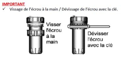 Clé de desserrage universelle pour filtre 9" AQUAWATER