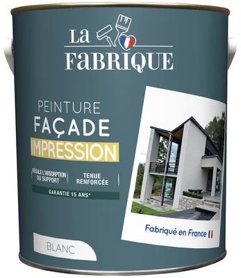 Sous couche façade Blanc 2,5 l - LA FABRIQUE