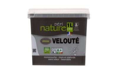 Peinture naturelle murale Ardoise velours 1 l - DEFI NATURE