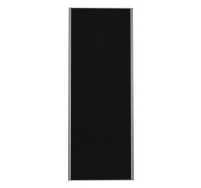 Porte de placard Noir Profil gris H 248,5 x L 92,2 cm YNGENIO