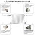 Corps thermostatique droit 15 x 21 (1/2) pour radiateur SOMATHERM