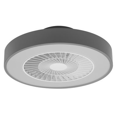 Plafonnier ventilateur connecté blanc et gris SMART LEDVANCE