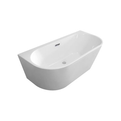 Baignoire semi-îlot blanche 160 x 75 cm Bacara BALNEO